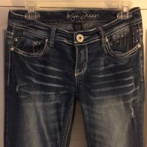 Ladies denim jeans